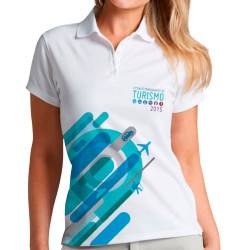 Camisa Polo Feminina Bordada para Uniforme