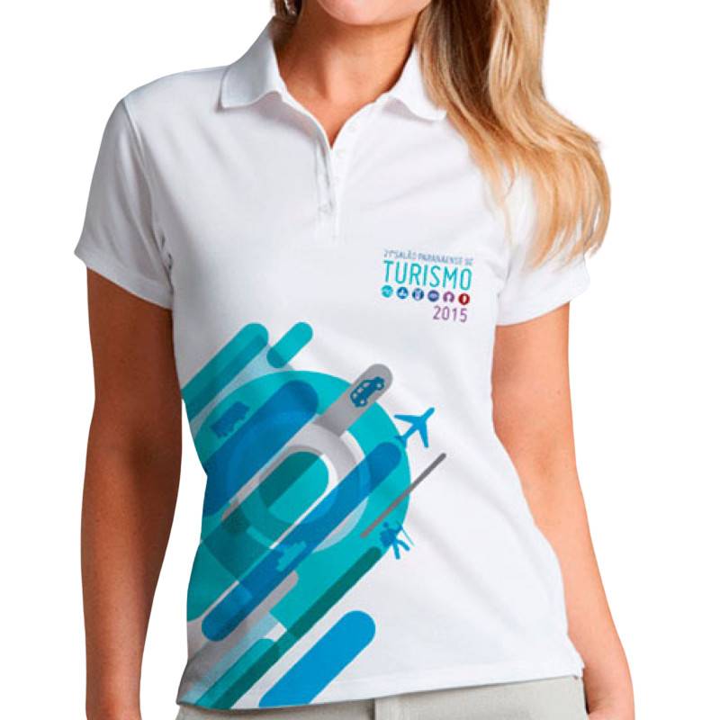 Camisa Polo Feminina Bordada para Uniforme - São José Confecções