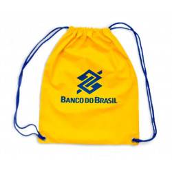 Mochila Saco em brim